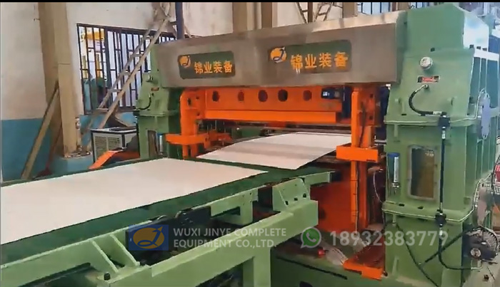 0.3-3 x 1650mm Stainless Rotary Shear Line Installed