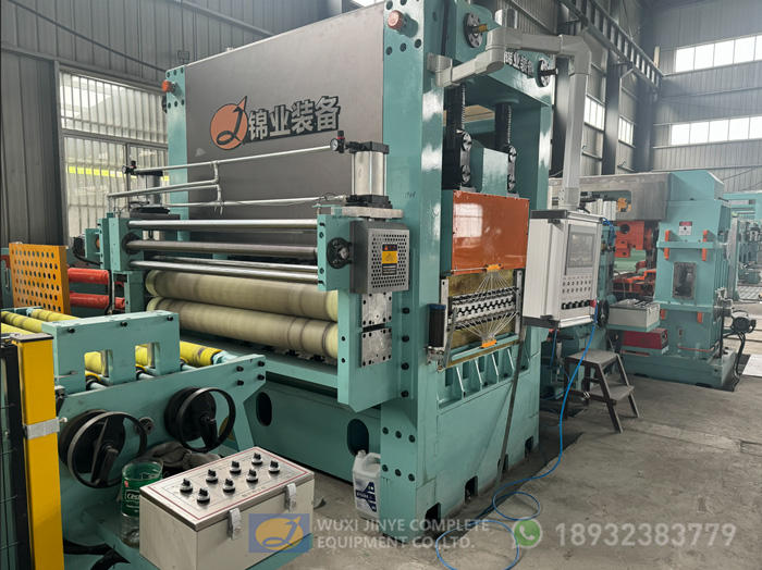 Inside a Stainless Steel Cut to Length Line Plant (photo 2)